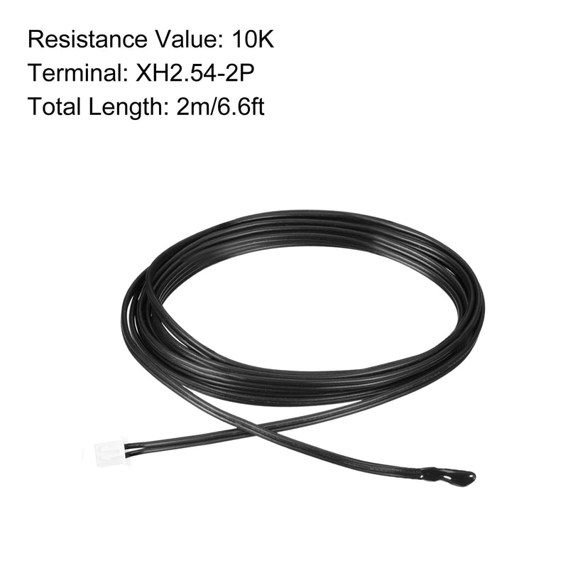 [Australia - AusPower] - NTC Thermistor Probe 10K 6.6ft Waterproof Epoxy Temp Sensor Probe, [for Digital Temperature Transmitter] 