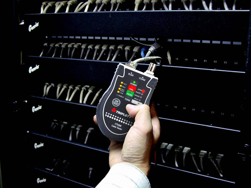 [Australia - AusPower] - Triplett CTX200 Pocket CAT LAN Tester for RJ45, CAT 5/6, and Coax Cables with Instant Pass/Fail Results 