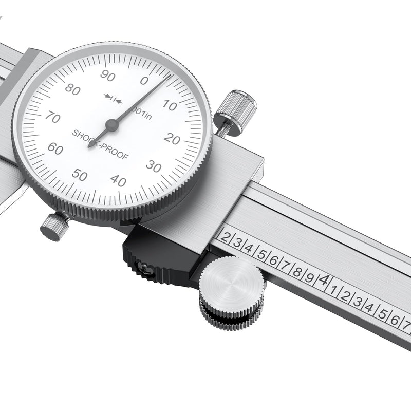 [Australia - AusPower] - HDLNKAK Dial Caliper 0.001” + Vernier Caliper 0.001 inch/0.02mm High Precision Caliper, Measuring Caliper Tool 