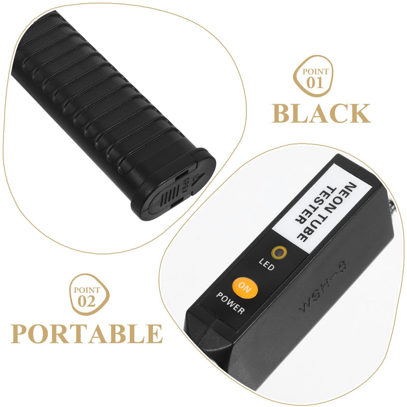 [Australia - AusPower] - Neon Light Tube LED Tester Portable Handheld Universal Lamp Detector Battery Powered for Lamp Light Tube (No Battery Included) 