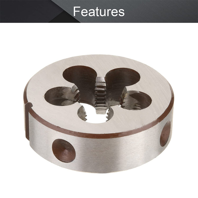 [Australia - AusPower] - Utoolmart 5/8-18 Round Die, Machine Thread Right Hand Threading Die, Alloy Tool Steel 1pcs 