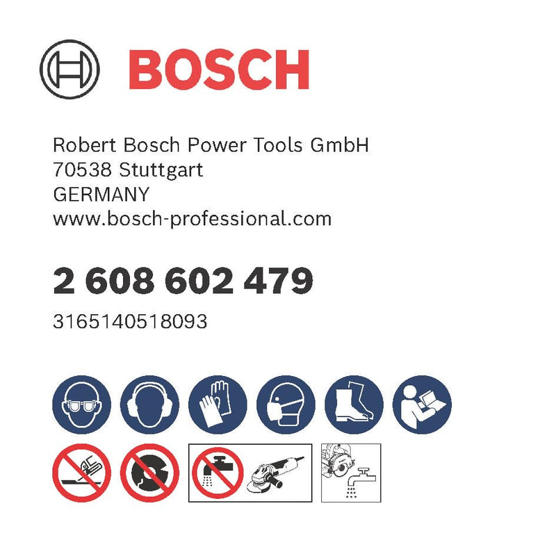 Bosch Professional Diamond Cutting Disc Best for Ceramic Extra-Clean Turbo (Ceramic, 125 x 22.23 mm, Accessories Angle Grinder) Ø 125 mm