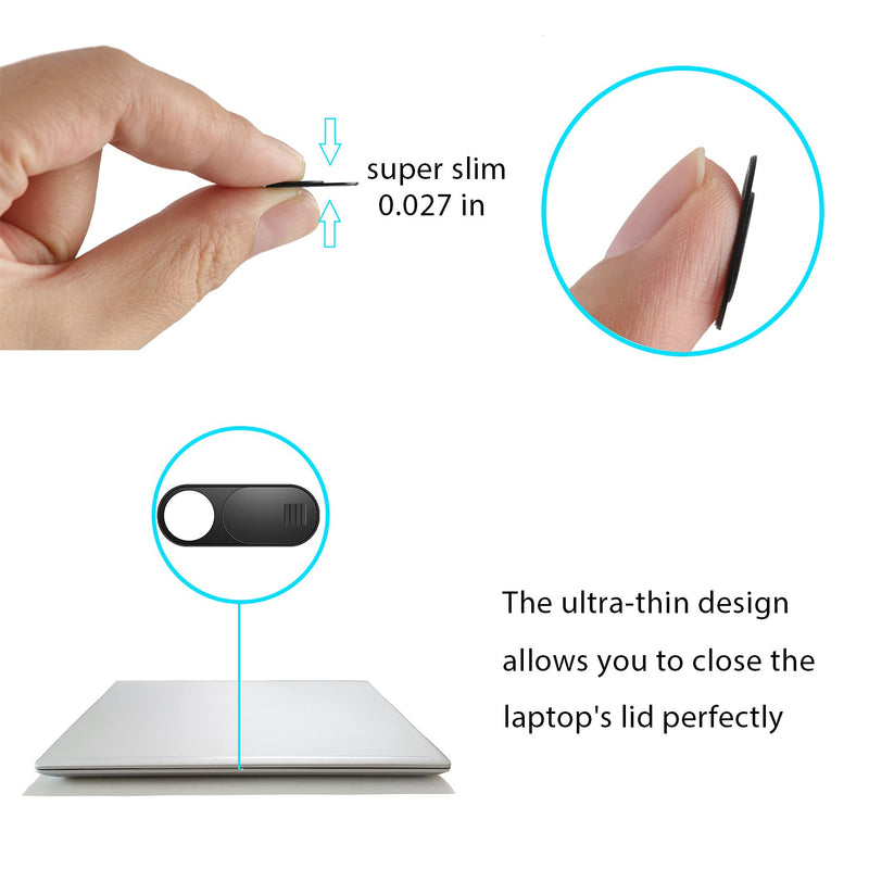 [Australia - AusPower] - Laptop Camera Cover Slide, 12 Pack Webcam Cover, Phone Camera Cover, Ultra-Thin Computer Camera Cover Slide - Fits Most Laptop, Desktop, PC, Tablet, Smartphone to Protect Your Privacy and Security 