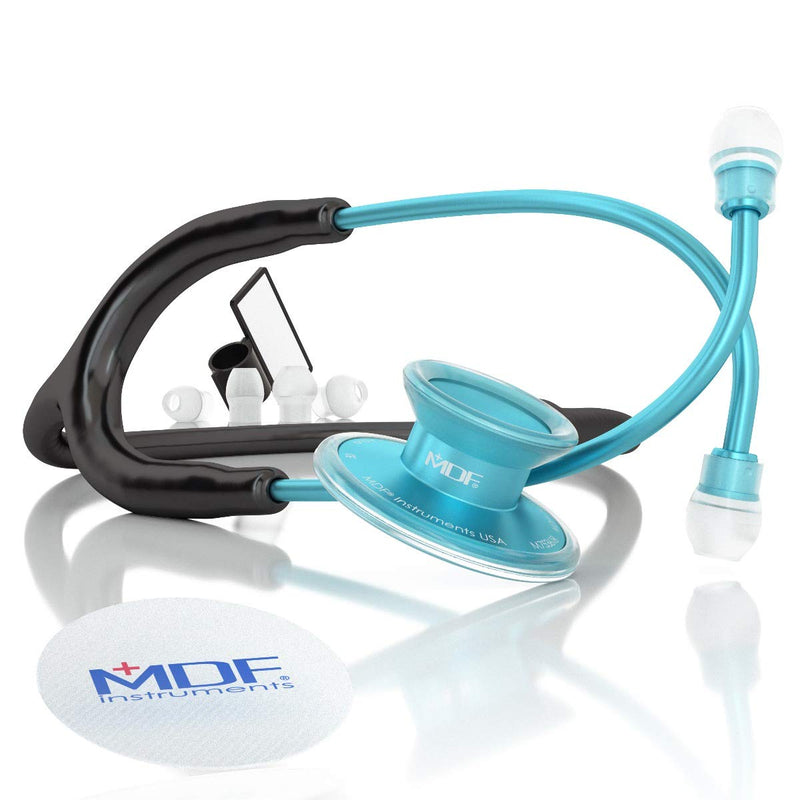 [Australia - AusPower] - MDF Instruments, Acoustica Lightweight Stethoscope for Doctors, Nurses, Students + MDF LUMiNiX Illuminator Medical Professional Diagnostic Penlight 