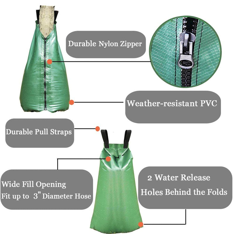 [Australia - AusPower] - Tree Watering Bag, 20 Gallon Water Bags for Trees Slow Release Drip Irrigation Bag for Trees (1 Pack) 1 Pack 