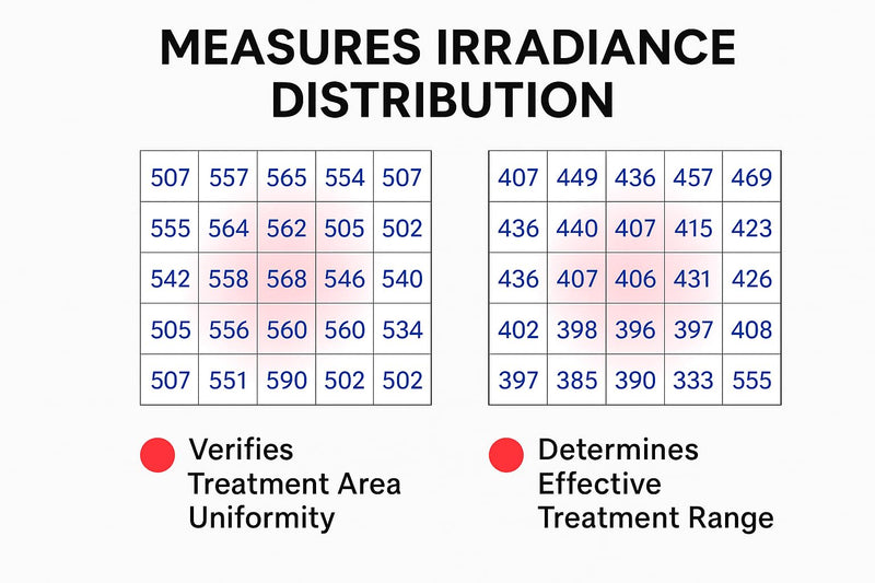 [Australia - AusPower] - High-Precision LED Phototherapy Light Meter – Accurately Measures 660nm Red Light and 850nm Near-Infrared (NIR) Irradiance 