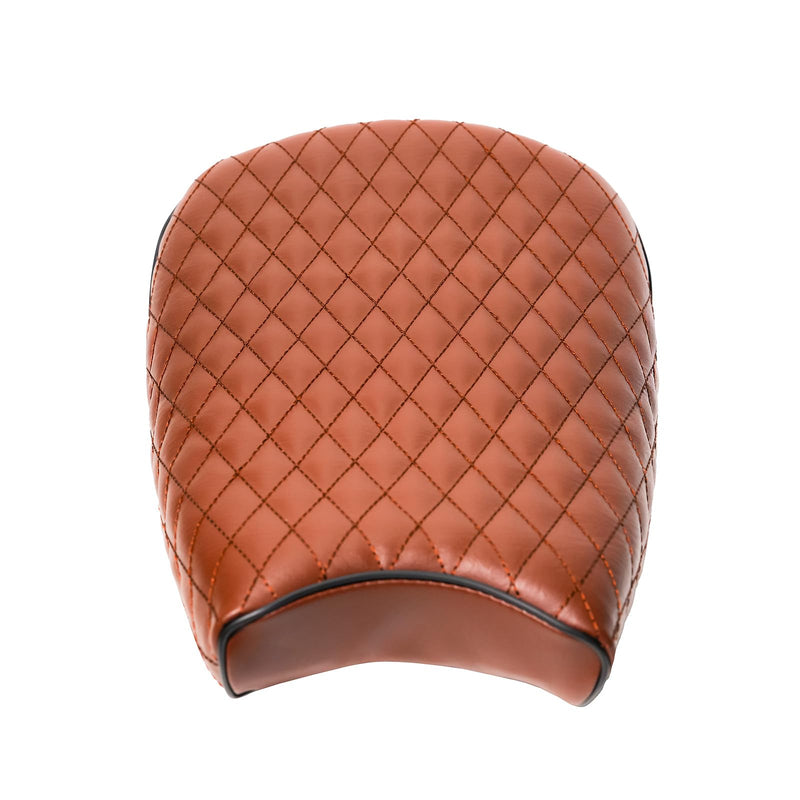 JMCHstore Brown Diamond Stitch Retro Seat Cover for Coleman ct200uex Mini Bike 196cc, Hisun ct200u-ex 200cc Trail Bike Cushion Replacement Parts