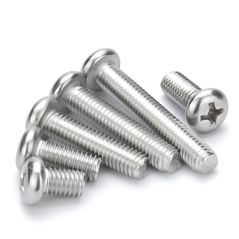 [Australia - AusPower] - 5/32-32 x 1'' (50Pack) Pan Head Machine Screw, Phillips Drive, 304 Stainless Steel 18-8, Bright Finish, Fully Machine Thread 5/32 x 1'' 