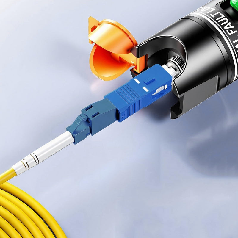 [Australia - AusPower] - FiberPrime- SC/UPC to LC/UPC Fiber Optic Adapter, Male-Female, Simplex Singlemode Fiber Optic Coupler, Hybrid Optical Fiber Convertor Adapter, 5Pack 5 SM-SC-LC-SX 