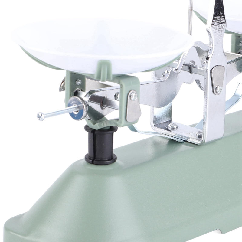 [Australia - AusPower] - Mechanical Tray Scale 200G Precision Lab Mechanical Scale Set Lab Tray Scale with Weights and Tweezers Chemical 