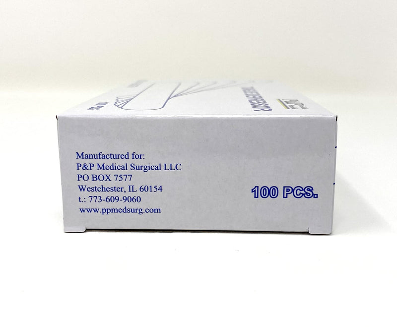 [Australia - AusPower] - Tongue Depressors Non Sterile Non Splinter Chemical Free Wooden 6 inch High Grade Natural Birch by P&P MEDICAL SURGICAL Box of 100 