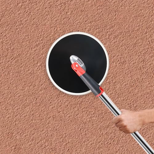 Pole Drywall Sander Radius Handheld Sander Head 9 Inch for Dry Wall Radial Round Celing Prep Painting Sanding Tool Include 3 Pcs Sanding Sheets 80,100,150 Grits