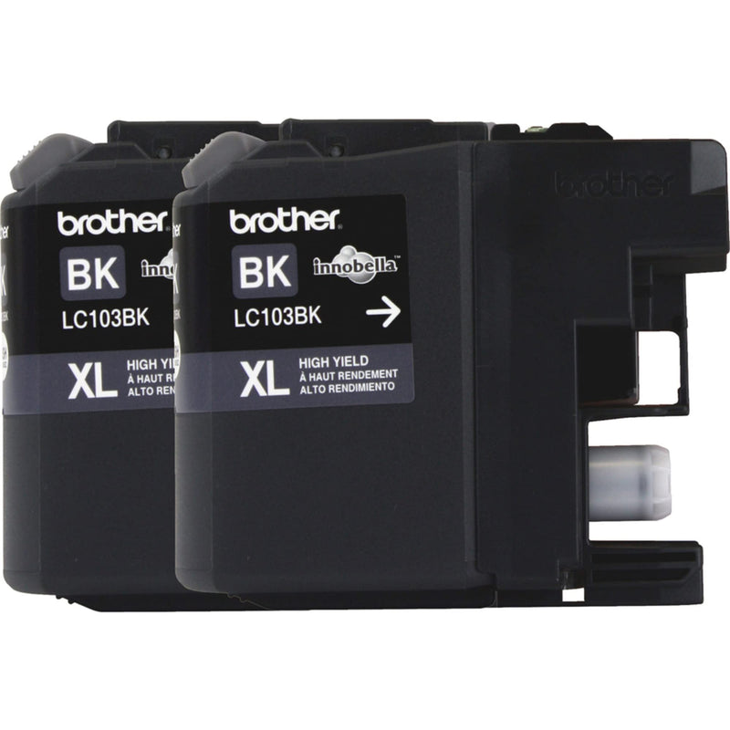 [Australia - AusPower] - Brother LC1032PKS Printer High Yield Cartridge Ink Black (2-Pack) Cartridges 