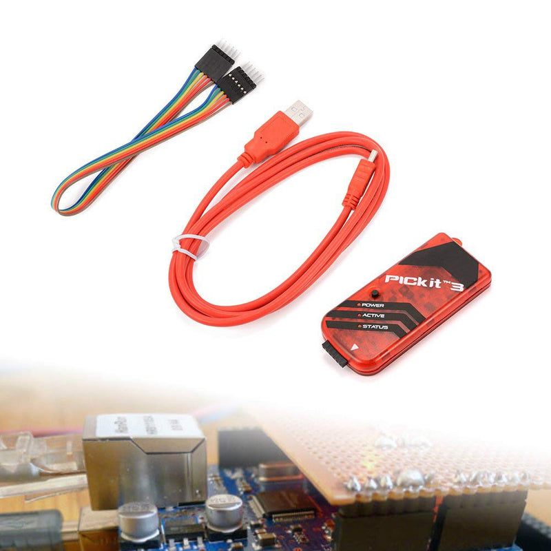 1PCS PICkit3 Electronic Chips Emulator MPLAB PICkit 3 PIC Microcontroller Chip in-Circuit Debugger Programmer