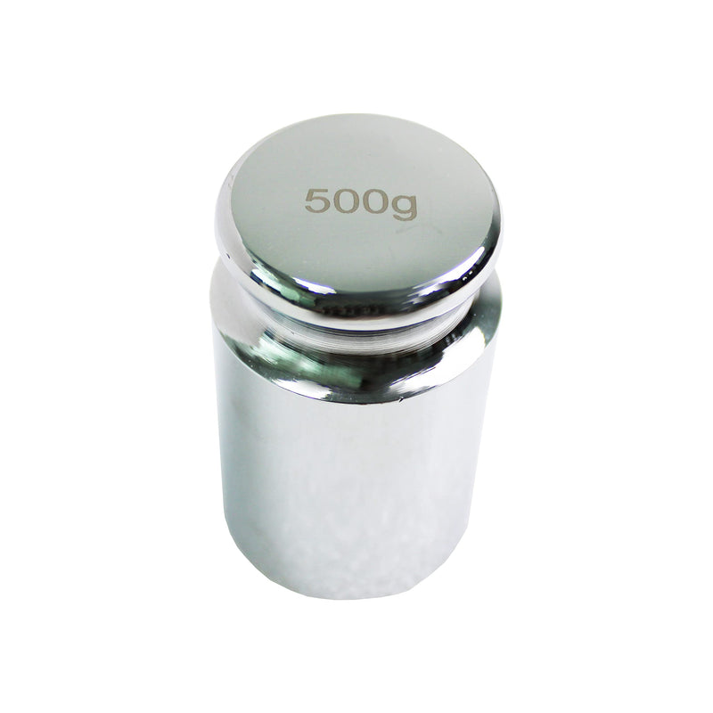 [Australia - AusPower] - HFS(R) Calibration Weight 500 Gram M2 Class Chrome Scale Balance Calibration Weight for Digital Scale, Pocket Scale 500g 