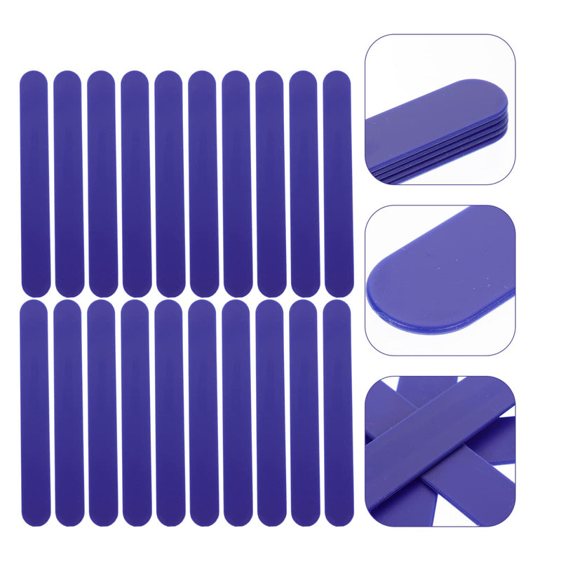 [Australia - AusPower] - ibasenice Spatula Depressors Plastic Sticks - 75 Pcs Spatula Mouth Depressors Depressors Bulk Plastic Sticks Professional Sticks Clinic Sticks 14.5X1.8CMx3pcs Dark Bluex3pcs 