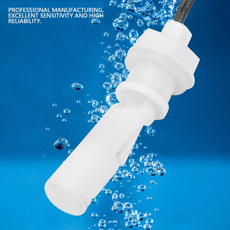 [Australia - AusPower] - Water Level Sensor, 2pcs Side Mount Tanks Horizontal Liquid Float Switch DC 110V for Aquariums Fish Tank Hydroponics Pool 