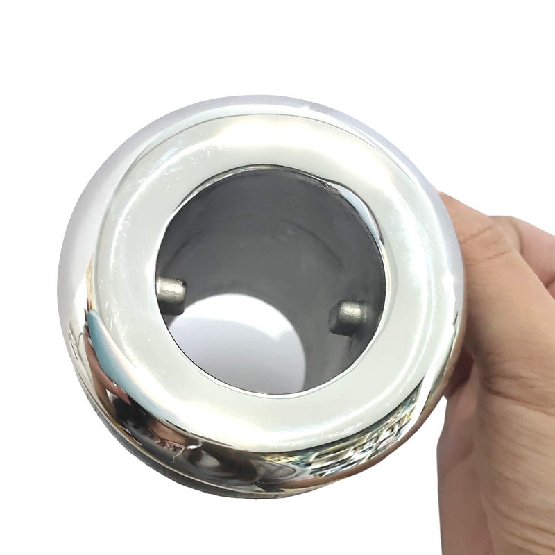 NRC&XRC Stainless Steel Barbed Short Straight Thru-Hull with Custom Gasket for Boat ID:3/4"