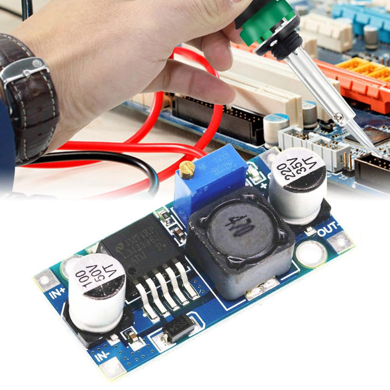 Step Down Converter, Buck Converter, Step Down Converter Module, Power Supply Down Module, for Lighting, Drones and Aerial Photography, DC-DC 3A, 3.2-35V to 1.25-35V, Pack of 4