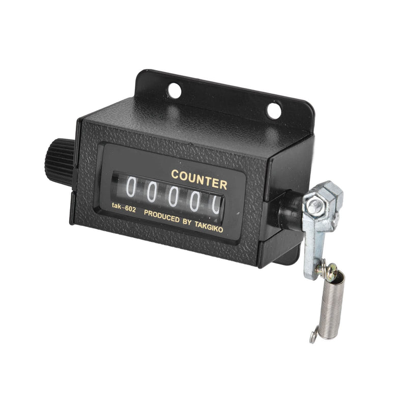 [Australia - AusPower] - Bale Counter, Mechanical Counter Reset Function, Durable Clear Glass Mirror Design, Precise 5-Digit Counting Tool, Bale Counter, Mechanical Components 