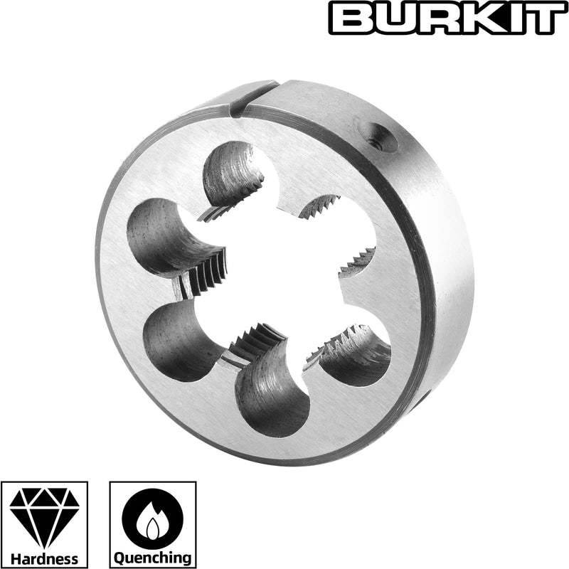[Australia - AusPower] - Burkit Metric M24 X 1.5 Round Threading Die, M24 x 1.5 Machine Thread Die Right Hand M24x1.5 