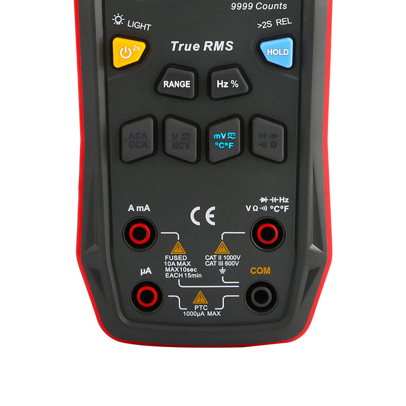 [Australia - AusPower] - UNI-T Digital Multimeter Smart,UT60S True RMS,9999 Counts 1000V AC DC Voltmeter Ammeter Capacitor Temperature,Fully Automatic Anti-Burn Intelligent Multimeter Tester UT60S 