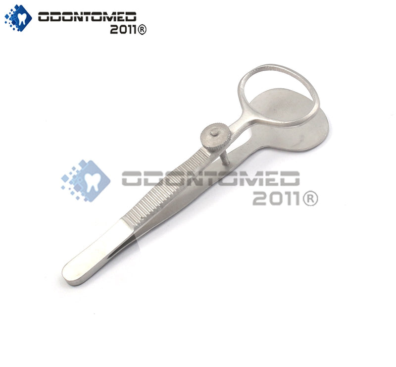 [Australia - AusPower] - OdontoMed2011 3 Pieces Desmarres Chalazion Forceps 3.5"S,M,L Ophthalmic Instruments ODM 