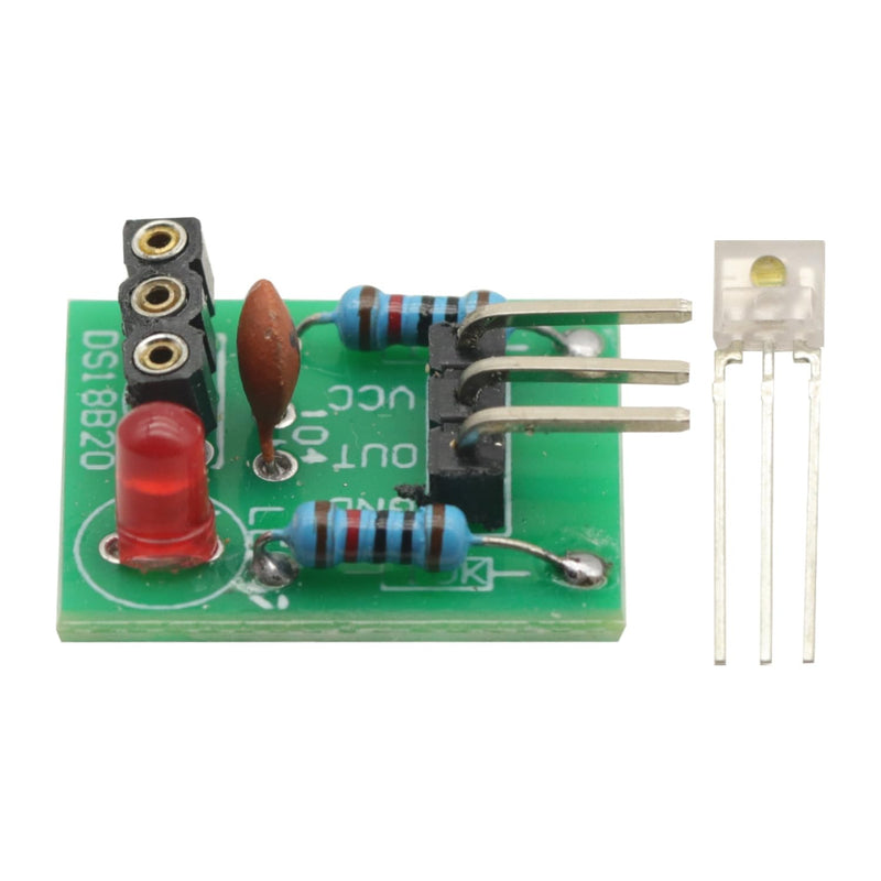 [Australia - AusPower] - 2Pcs Laser Receiver Sensor Module + 2Pcs KY-008 Laser Module Transmitter for AVR Electrical Equipment Tools 