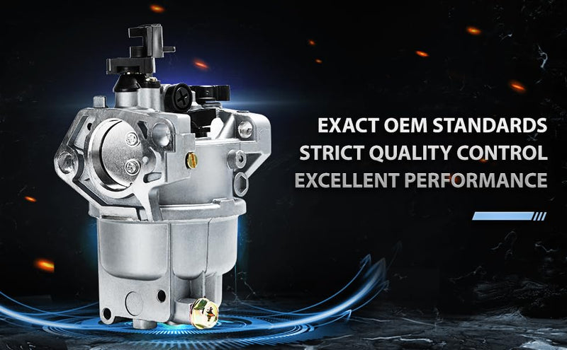 [Australia - AusPower] - Carburetor Fits for Generac GP5000 GP5500 GP6500 GP6500E GP7500E 389cc 8125W 0J58620157 Jingke Huayi Kinzo Ruixing 13HP 14HP 15HP 16HP 188F 190F Generator 