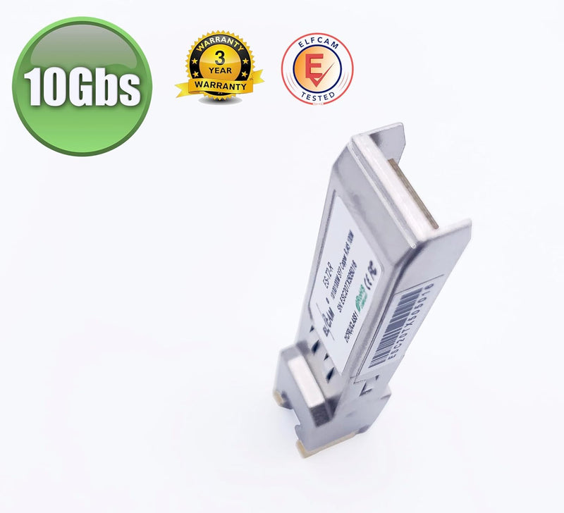 Elfcam - 10Gb SFP+ to RJ45 Transceiver Module 30m, 10Gbase-T RJ45 Connector 30 Meters, Compatible with Cisco SFP-10G-TS and Open Switch 10Gbase-T-30m