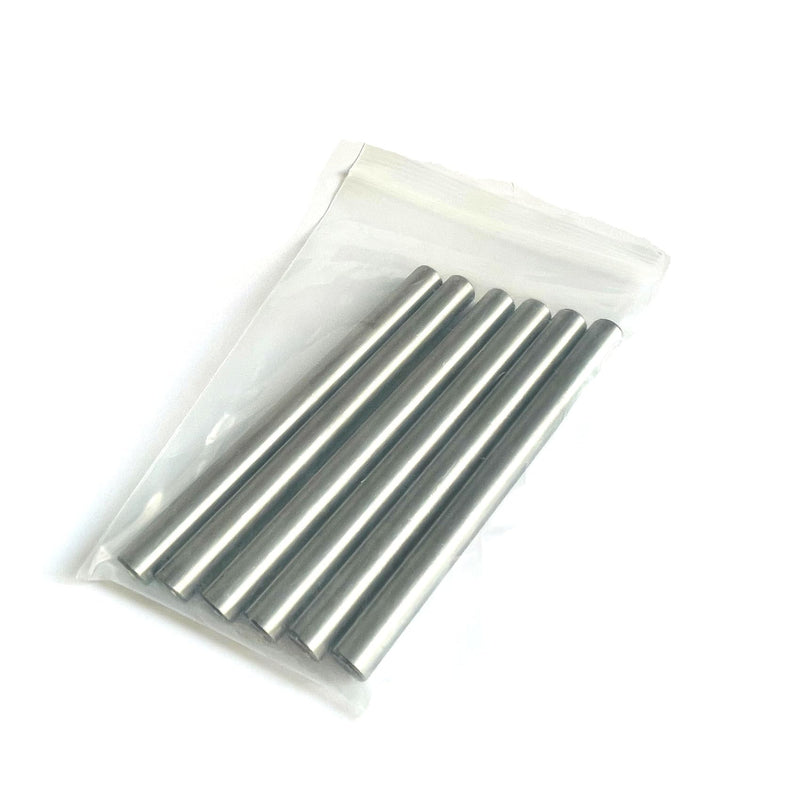 [Australia - AusPower] - 6pcs 3/8 x 4 Dowel Pins,3/8 inch x 4 inch Metal Dowel pins Shelf Pegs 3/8,Support Shelves,Bearings Alloy Steel Wood Bunk Bed peg 3/8 x 4 Inch 