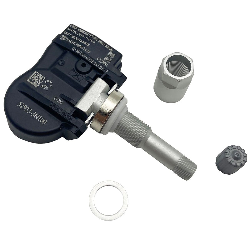 [Australia - AusPower] - Cheriezing Pre-Programmed Tire Pressure Monitoring System Sensor Compatible with Select Hyundai Kia Models 2015-2022 Accent Genesis Sorento Rio 433MHz TPM Sensor (4 PCS) 