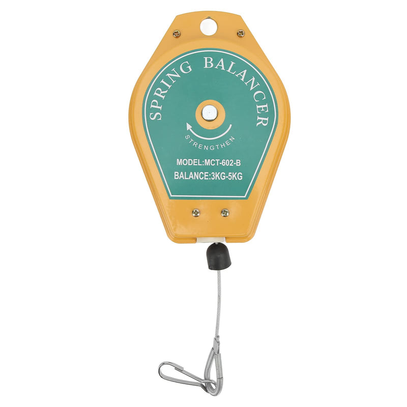 [Australia - AusPower] - Spring Pull, 3 to 5 kg, Carrying Retractable Tool Holder for Hanging with Fittings, Retractable Spring Hoist, Adjustable Tension, Maintenance Kits, Air Tool Parts Accessories 