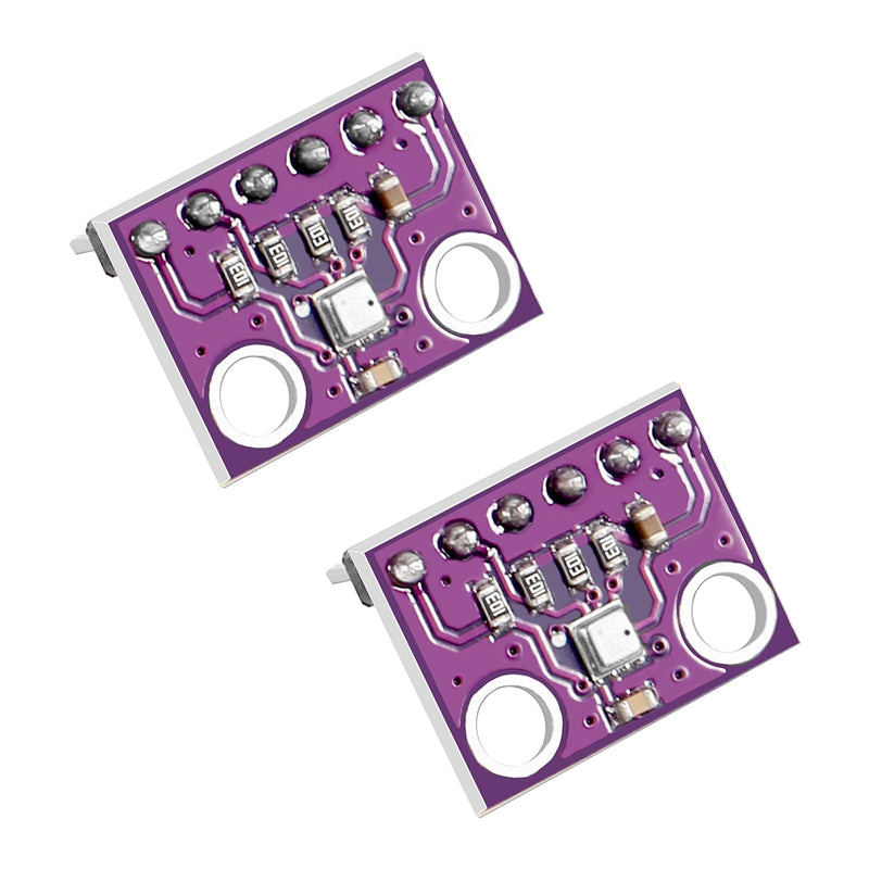 [Australia - AusPower] - 2PCS BME280 3.3V Sensor Module Pre-Soldered High Precision Atmospheric Pressure Sensor GY-BME280-3.3 Temperature Humidity Sensor Module for Raspberry Pi and Other MicroControllers 