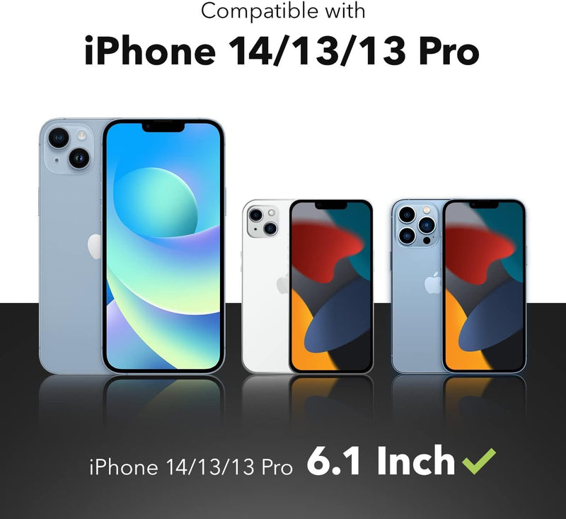 [Australia - AusPower] - ZAGG InvisibleShield Glass+ Screen Protector for iPhone 14/ 13/ 13 Pro - 3X Shatter Protection, High Scratch Resistance, Oil-Resistant, Reinforced Edges, Easy Install iPhone 14/13/13 Pro 