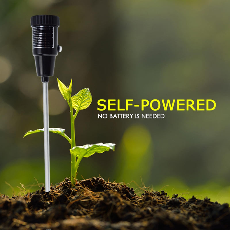 [Australia - AusPower] - Soil PH Meter, Soil Moisture Sensor Meter, Soil PH Tester Gardening Tool Kits for Plant, Tree, Soil Tester for Moisture Great for Garden, Lawn, Farm, Indoor & Outdoor Use 295mm Long 