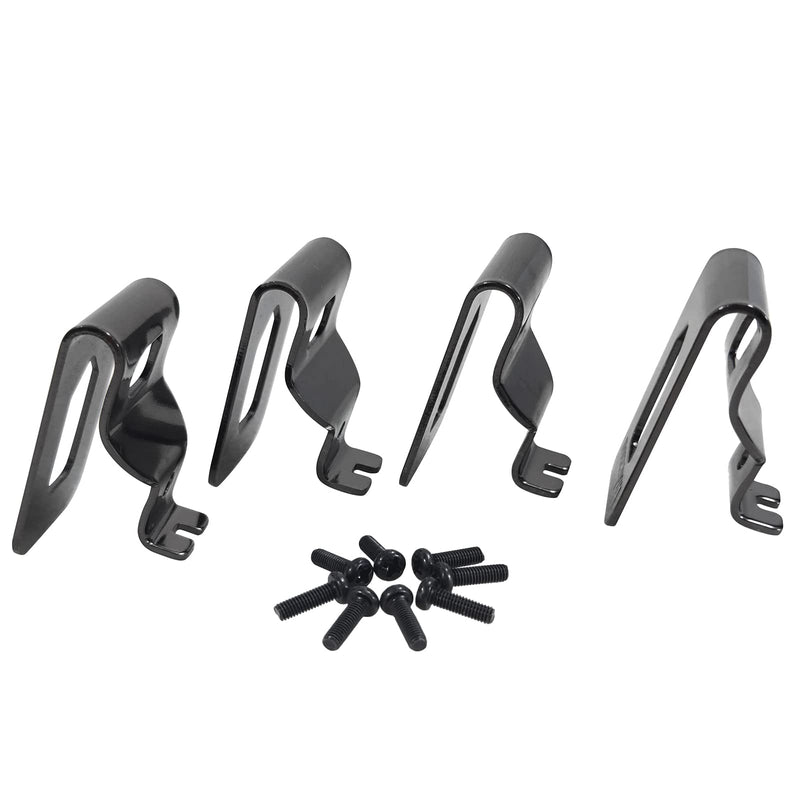 Tape Measure Holster with 4 Drill Clip, Tape Measure Holder Belt, Drill Holster Belt Clip, Drill Holster with Tool Belt Hook, Free Your Hands. Black Drill Holster + 4pcs Drill Bit Hook