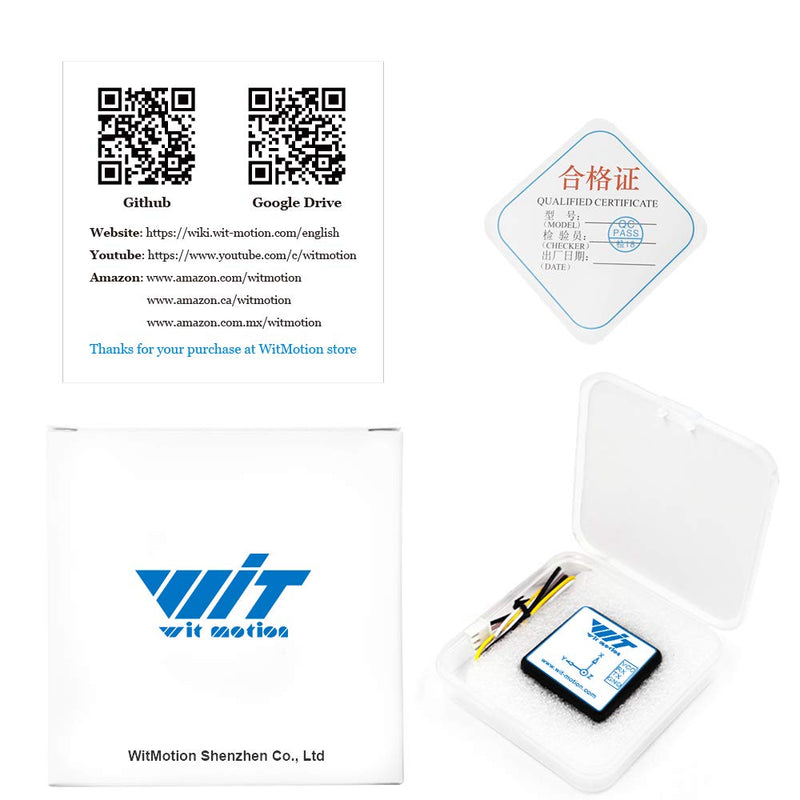 [Australia - AusPower] - WitMotion WT61C-232 High-Accuracy Accelerometer Sensor, 6-Axis Acceleration(+-16g)+Gyro+Angle (XY 0.05° Accuracy) with Kalman Filtering, MPU6050 AHRS IMU (Unaffected by Magnetic Field), for Arduino 