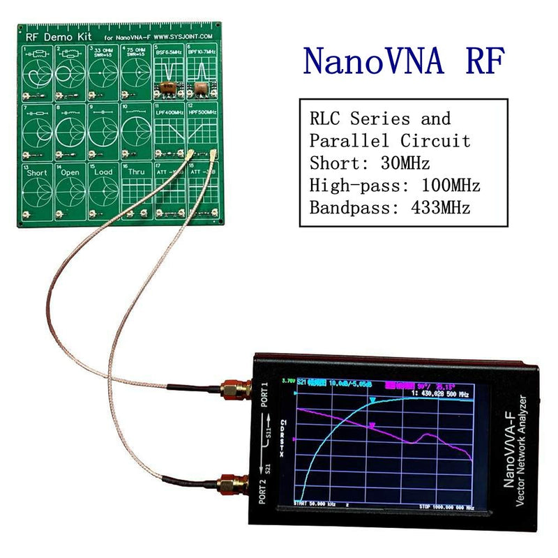 [Australia - AusPower] - RF Test Board 18 Function Modules RF Demo Kit NanoVNA RF Test Module Vector Network Analyzer Board Filter Attenuation Module 