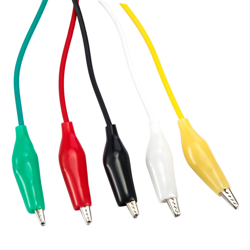 [Australia - AusPower] - eBoot 30 Pieces Test Leads with Alligator Clips Set Insulated Test Cable Double-Ended Clips, 19.7 Inch (30 Pieces) 