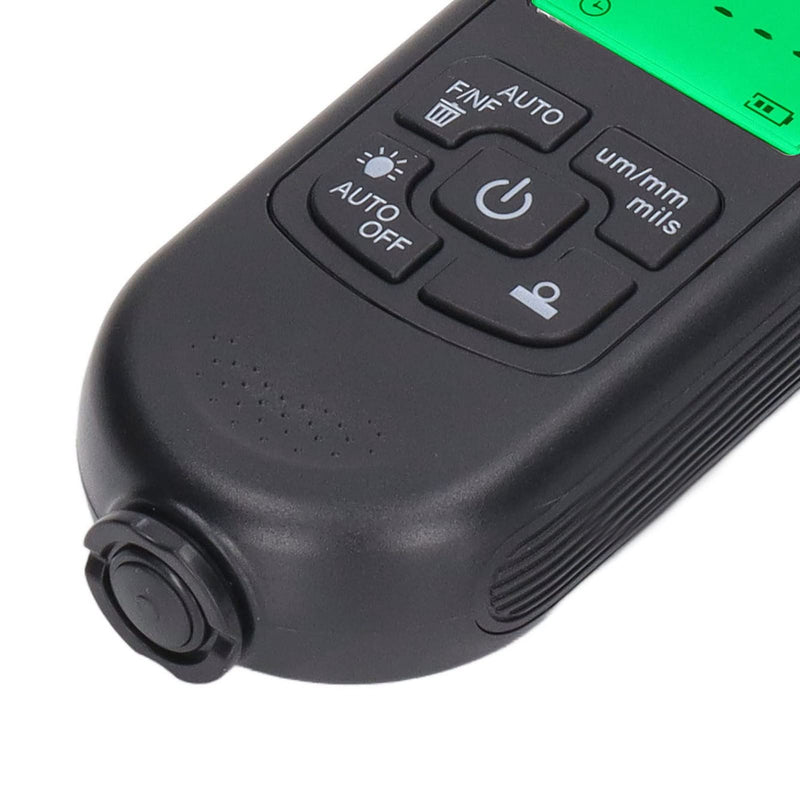 [Australia - AusPower] - Digital Coating Thickness Gauge, Ultra High Precision Probe, Lackmil Thickness Gauge for Measuring Paint Thickness in the Automotive Industry black 