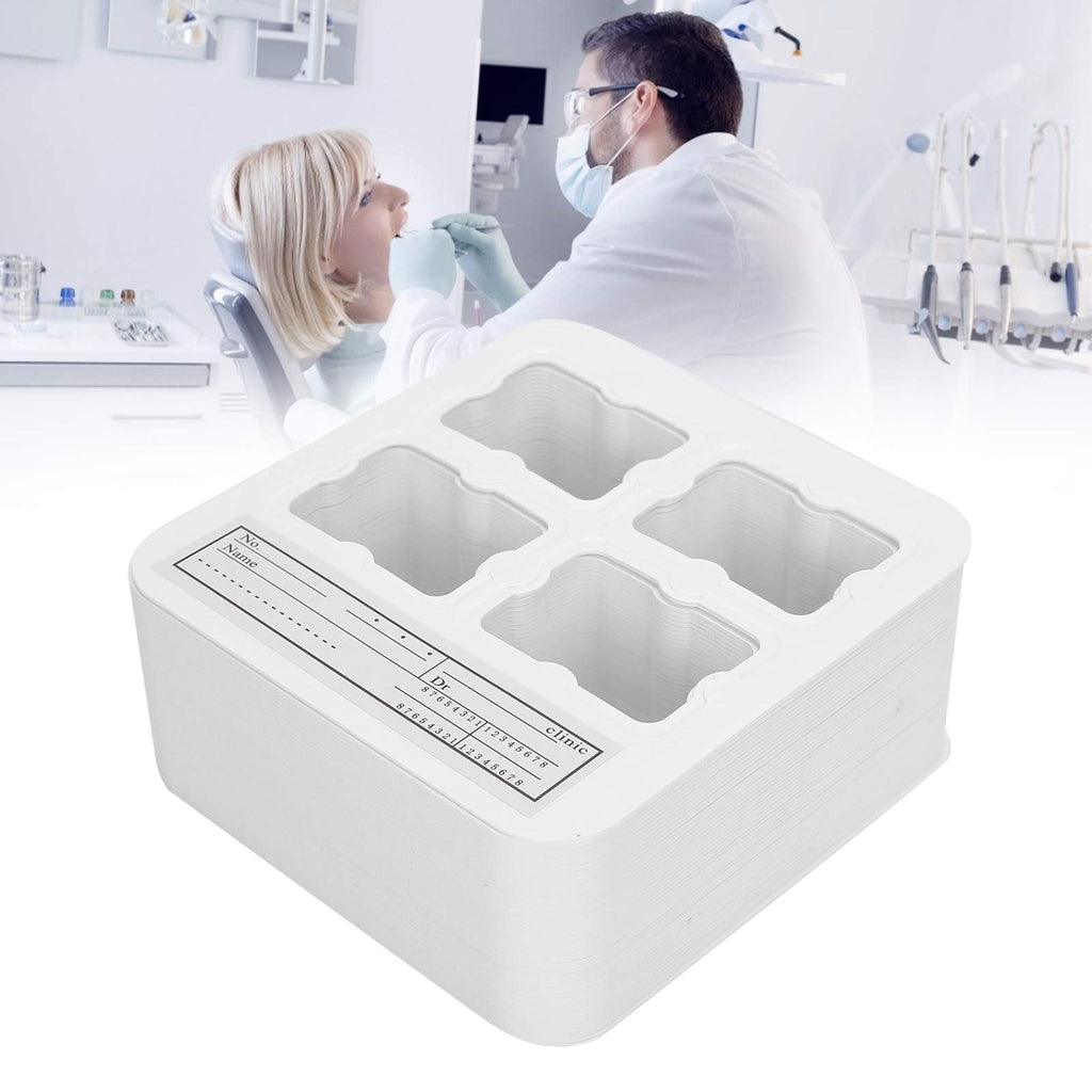 100pcs / box Dental X-Ray Film Holder, 4 Holes Install Dental X-Ray Film Clip Film Mount X?Ray Dental Supplies