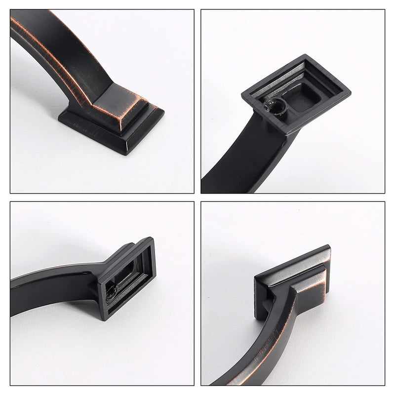 10 Pack 3 inch Cabinet Pulls Oil Rubbed Bronze Cabinet Handles Drawer Pulls for Kitchen Cabinet Cupboard 3 inch（76mm） 10 Pack