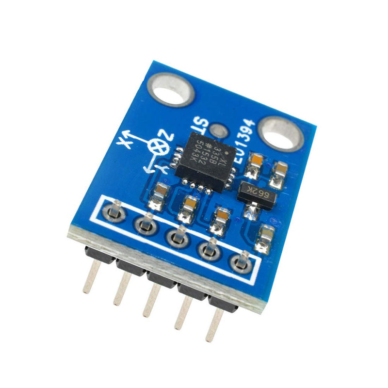 [Australia - AusPower] - HiLetgo ADXL335 3-Axis Accelerometer Angular Transducer Sensor GY-61 Module Analog Output 3-5V 