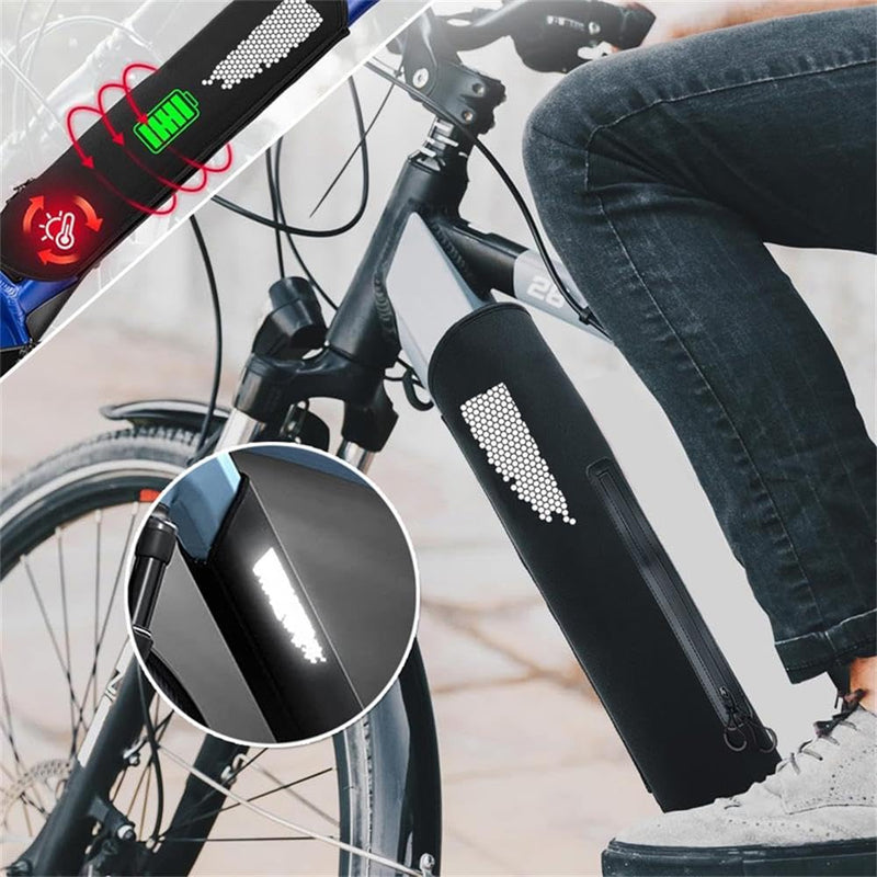 [Australia - AusPower] - Lixada Bike Handlebar Protector Cover Dustproof Waterproof Handle Bar Cover Universal E-Bike Handlebar Cover Handle Bar Maintenance Cover for Road Bike Cycling Equipment Battery Cover 