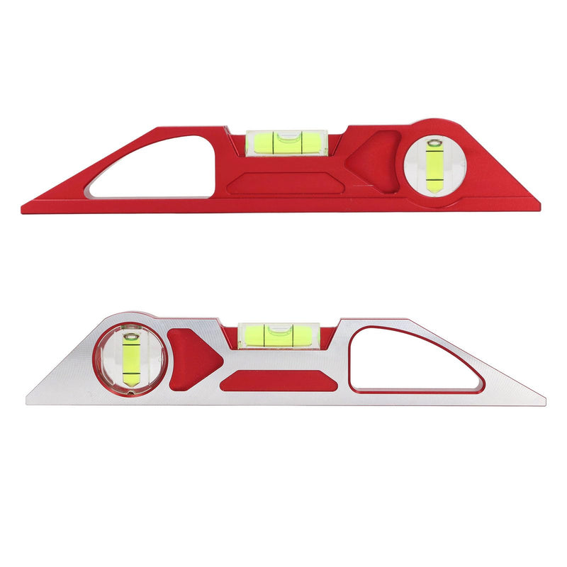 [Australia - AusPower] - Torpedo Level, 90 180 Degree Bubble Level, Construction Levelers, High Precise Leveling Tool, Aluminum Alloy Woodworking Angle Ruler 