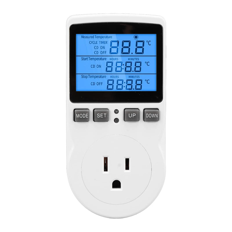 [Australia - AusPower] - DIGITEN WTC100 Wireless Thermostat Outlet, Greenhouse Reptiles Cooling Heating, Remote Control (US Plug) US Plug 