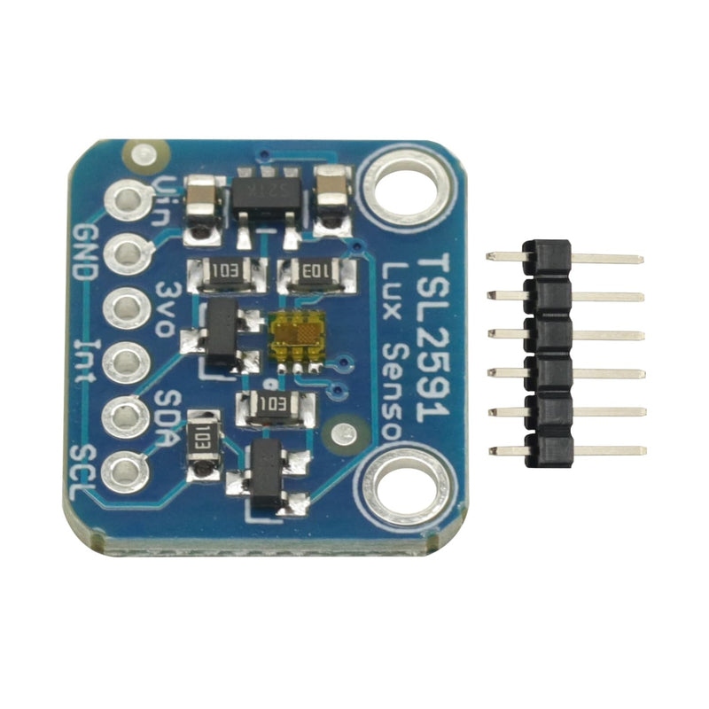 [Australia - AusPower] - TSL2591 IIC I2C Light Sensor Breakout Module High Dynamic Range Optical Sensor Digital Board TSL25911FN 3.3V 5V 