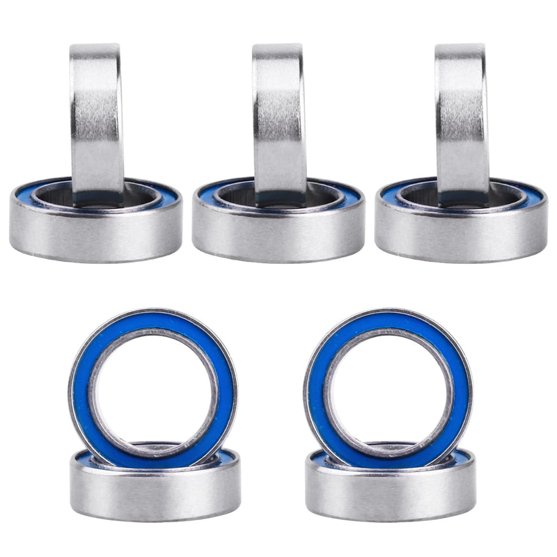 [Australia - AusPower] - RC Ball Bearings 10-Pack Bearing Steel and Double Rubber Sealed Miniature Deep Groove Ball Bearings (8x12x3.5mm) 8x12x3.5mm 