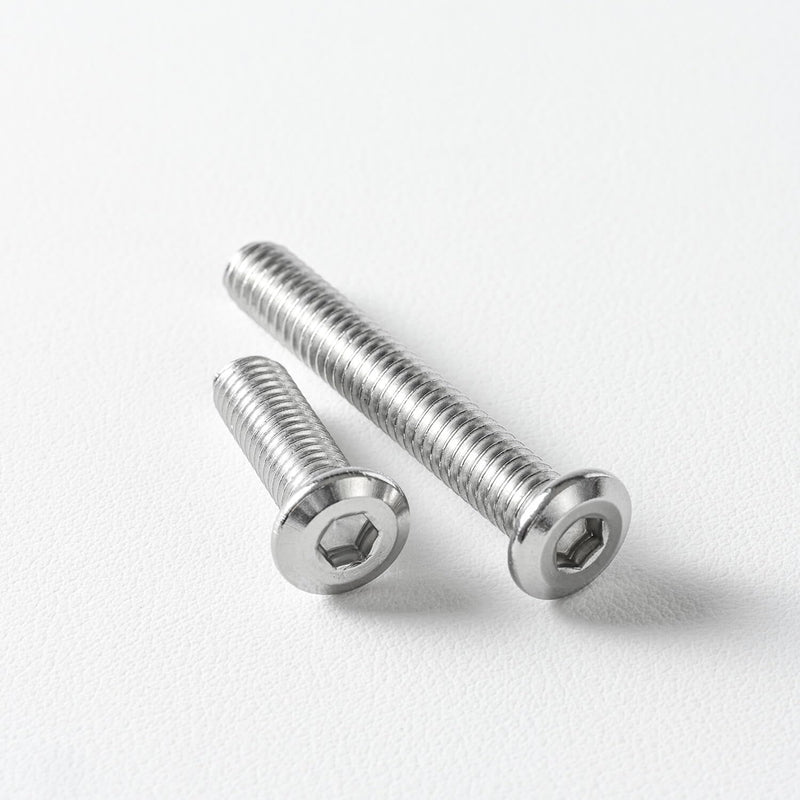 [Australia - AusPower] - 1/4-20 x 1-1/4" (20 Pack) Flat Head Hex Socket Cap Screws Bolts, 304 Stainless Steel 18-8, Hex Drive, Bright Finish, Fully Machine Thread 1/4-20 x 1-1/4" 